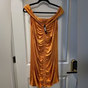 LADIES Ruched Dress Size 1X